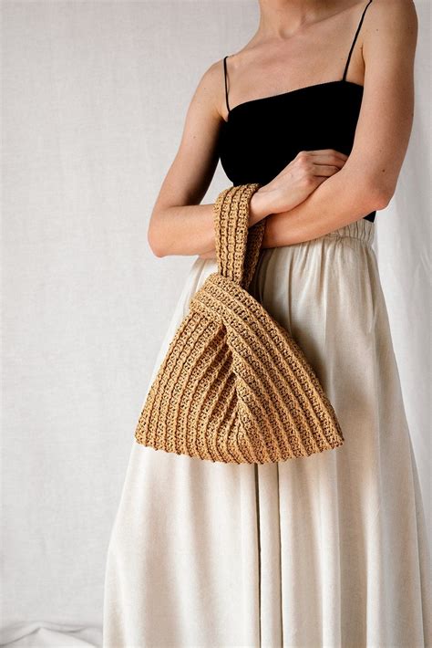 ysl crochet bag|crochet raffia summer bag pattern.